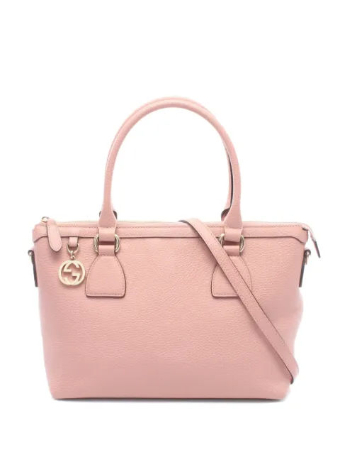 Gucci Pre-Owned Interlocking G two-way handbag Pink 1086648