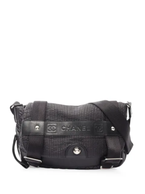 CHANEL Pre-Owned 2008-2009 Coco Mark Sports Line shoulder bag Black 108673412569298