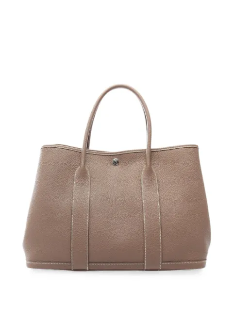 Hermès Pre-Owned 2019 PM Garden Party tote bag Brown 1086942D