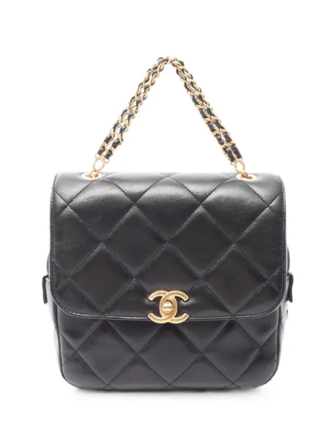 CHANEL Pre-Owned 2021s leather backpack Black 1087393PC1T7N4G