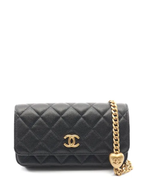 CHANEL Pre-Owned 2021 quilted mini bag Black 1087390U20TKCU4