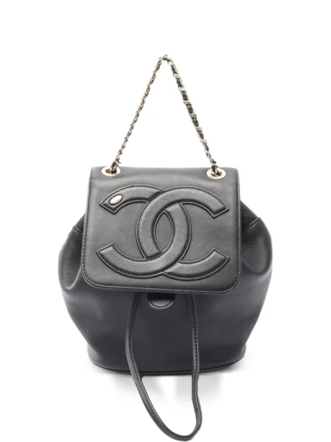 CHANEL Pre-Owned 2019 Coco Mark backpack Black 108662727385745