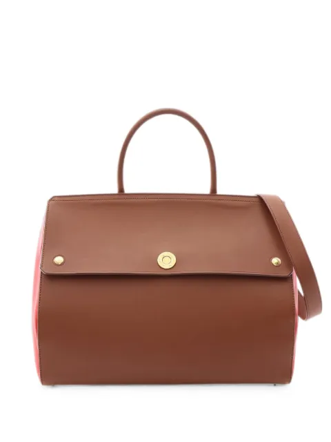 Burberry Pre-Owned Elizabeth leather tote bag Brown 1086500