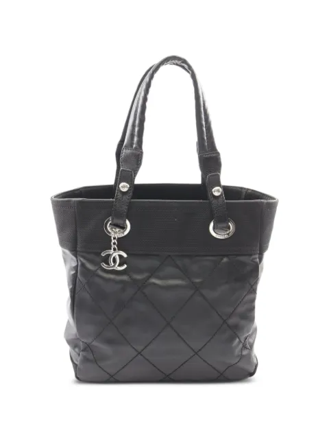 CHANEL Pre-Owned 2006-2008 PM Paris Biarritz tote bag Black 108625411817316