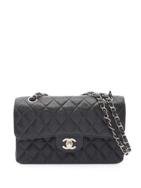 CHANEL Pre-Owned 2000-2002 Classic Flap shoulder bag Black 10863936302800