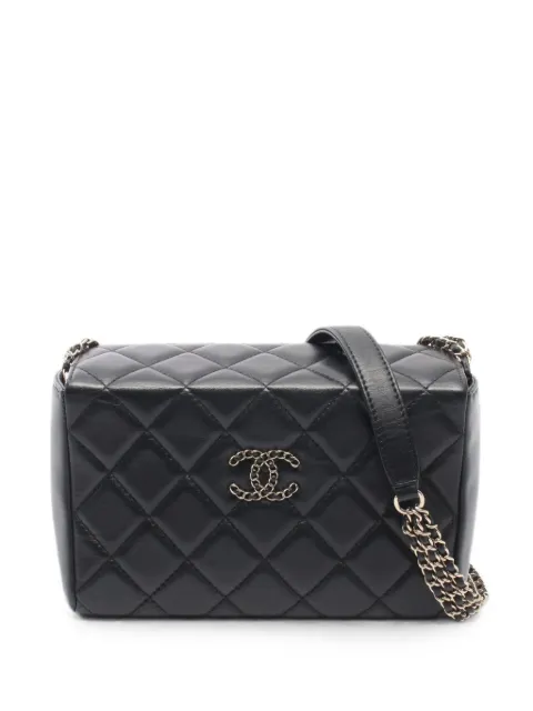 CHANEL Pre-Owned 2021 quilted leather shoulder bag Black 1087386T38AHPJK