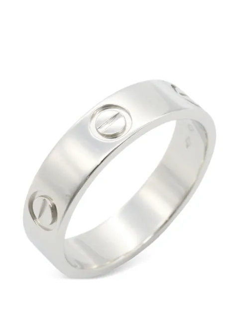 Cartier Love screw-detail ring Silver 1086167N00116