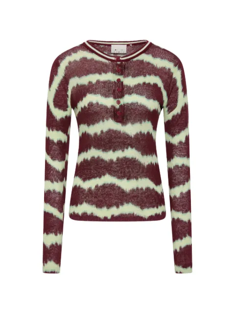 The Upside Rio Eli long-sleeved T-shirt Red USW326077