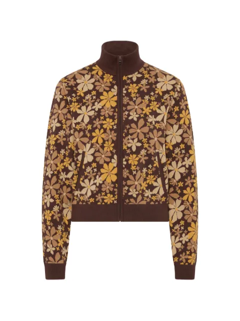 The Upside Copacabana Margot floral-print cardigan Brown USW326030