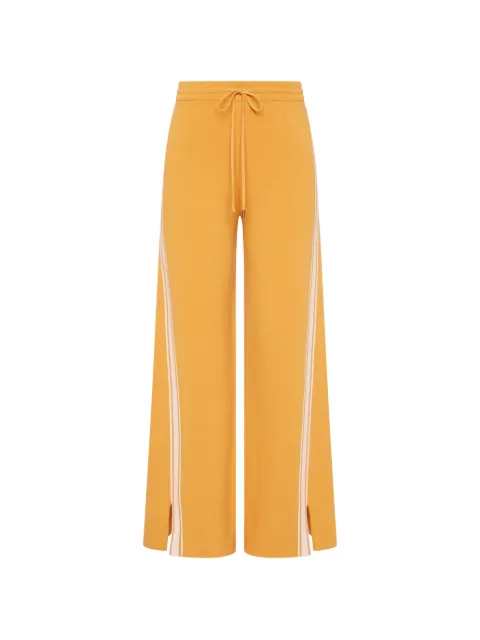 The Upside Bonito Moby side-stripe knit trousers Yellow USW326047