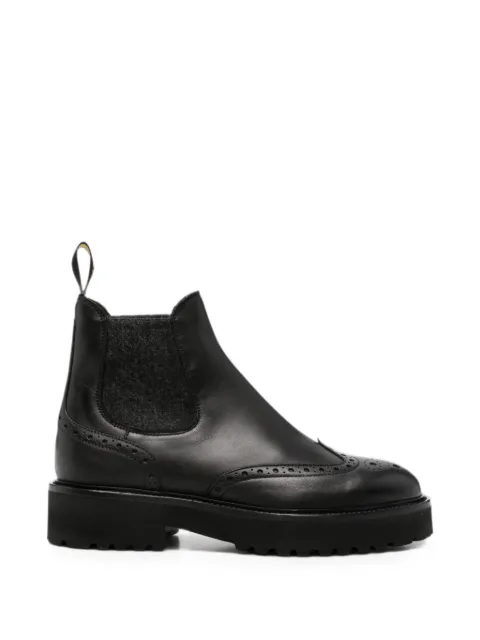 Doucal's brogue-detail Chelsea boots Black DD8851PHILUF289