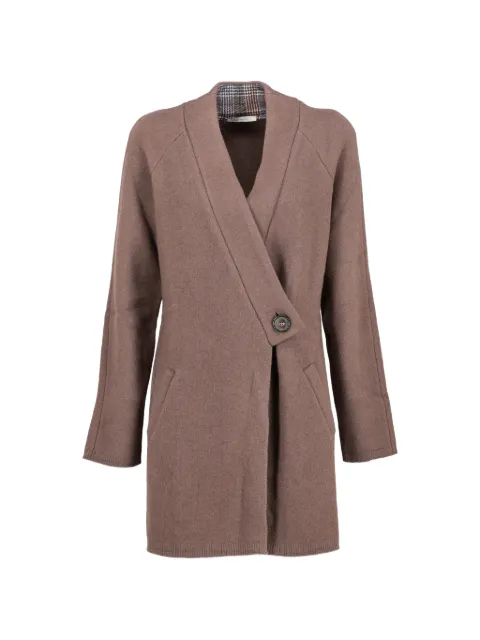 Falconeri shawl-lapel coat Brown CVM262247