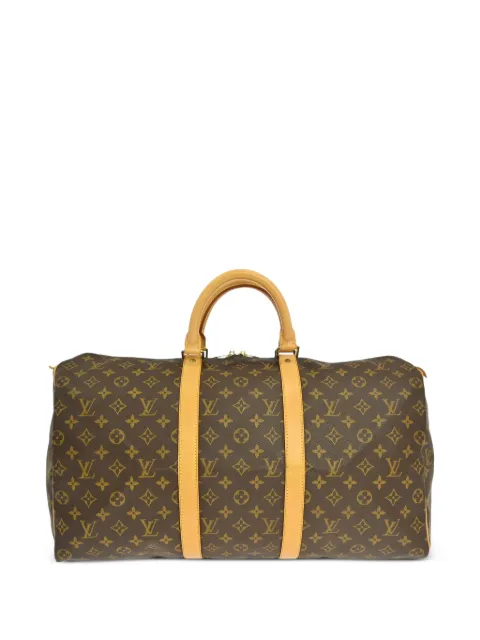 Louis Vuitton Pre-Owned 1997 Monogram Keepall 50 handbag Brown RQ04241