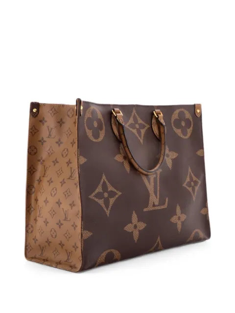 Louis Vuitton Pre-Owned OnTheGo Reverse Monogram Giant GM tote bag Brown 7HXYDN83181NA9PG