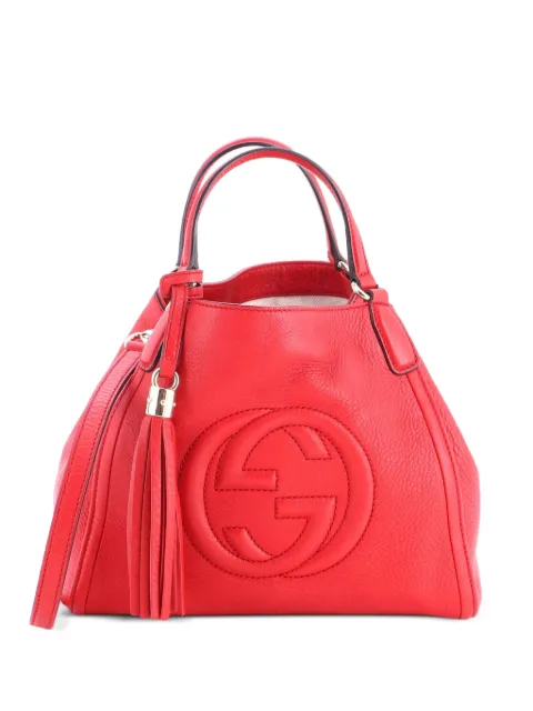 Gucci Pre-Owned Soho Convertible Leather Small shoulder bag Red S67GGKKUEOP1PBVS