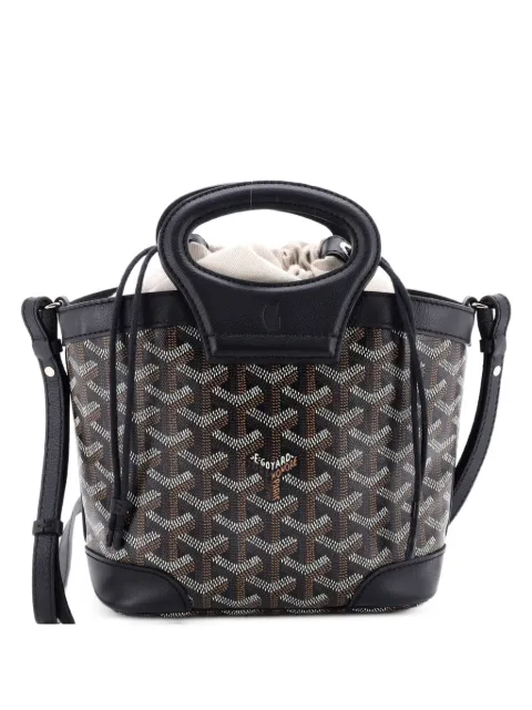 Goyard Pre-Owned Beluga Bag Coated Canvas Mini tote bag Black S5LIGW2LM9M6PSUF