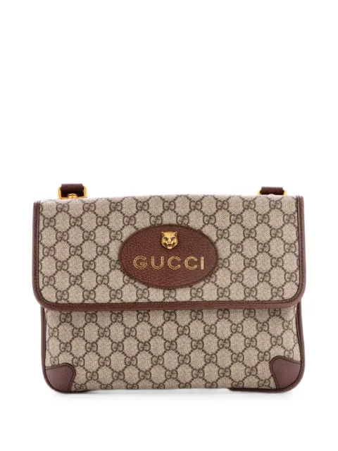 Gucci Pre-Owned Neo Vintage Flap Messenger GG Coated Canvas Medium crossbody bag Brown ZUKS7JUNBBT68CCL
