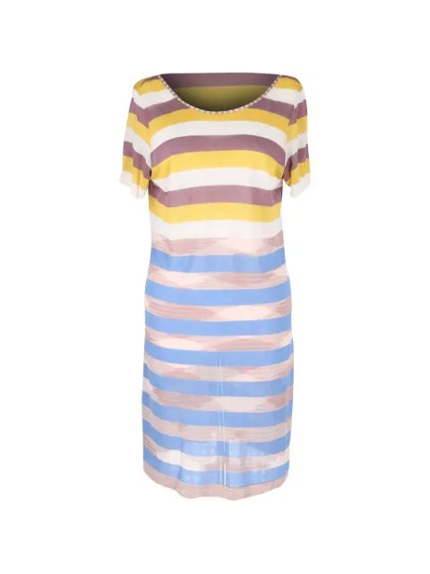 Missoni Pre-Owned Missoni Mare striped dress Neutrals RFCPUGBCL758079W