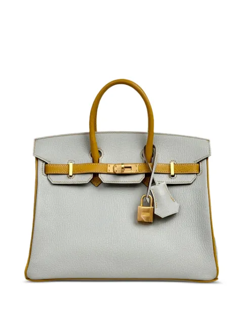 Hermès Pre-Owned 2019 Birkin 25 Chèvre Mysore handbag Grey BIRKIN25