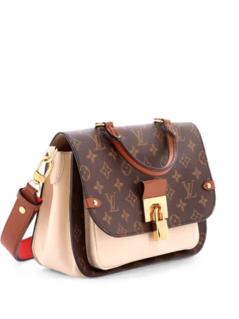 Louis Vuitton Pre-Owned Vaugirard Handbag Monogram Canvas with Leather satchel Brown JRQDRAGZ7X9T9FF8