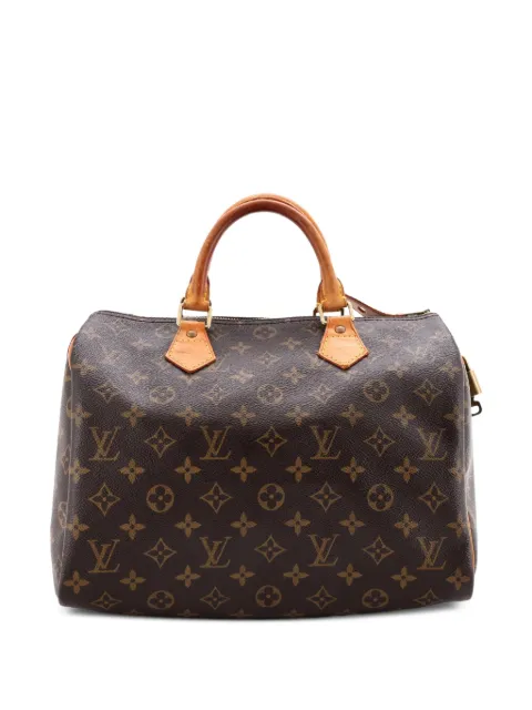 Louis Vuitton Pre-Owned Speedy Handbag Monogram Canvas 30 satchel Brown JGYIXAEUOJMXLODW