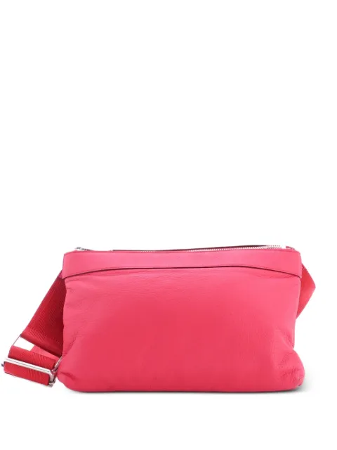 Bottega Veneta Pre-Owned Classic Pillow Shoulder Bag Leather crossbody bag Red 414FM1I5AJIG9J1L