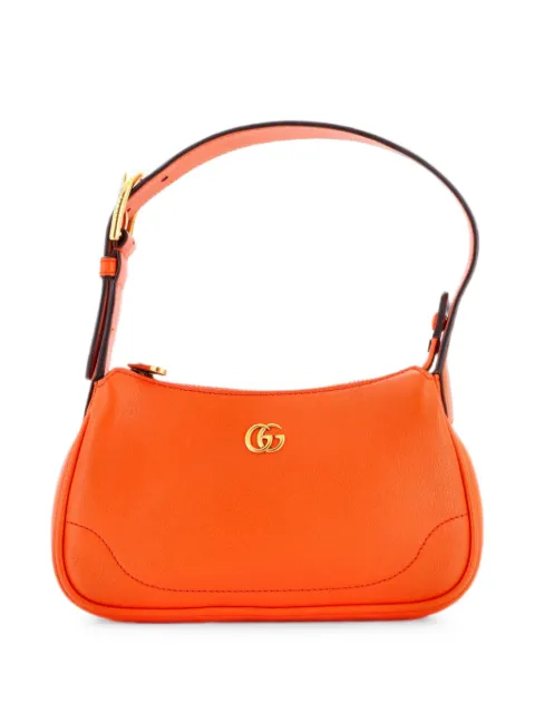 Gucci Pre-Owned Aphrodite Leather Mini shoulder bag Orange 35X4G6XU4YT3TOZH