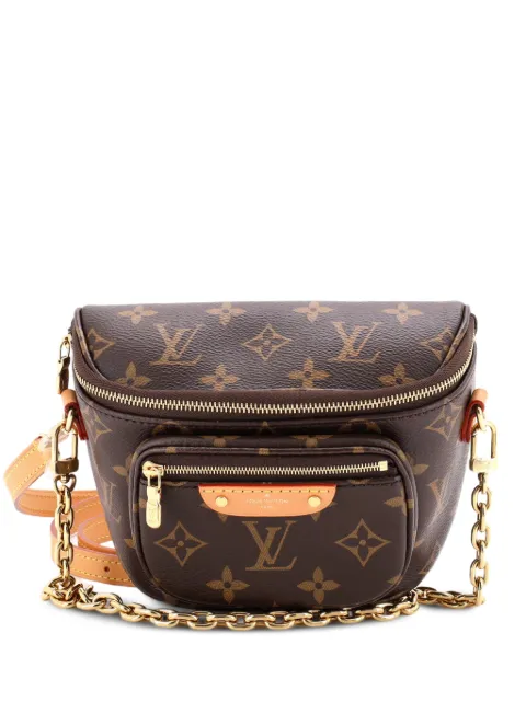 Louis Vuitton Pre-Owned Bum Bag Monogram Canvas Mini belt bag Brown 0A14HEGN0RBFWK07