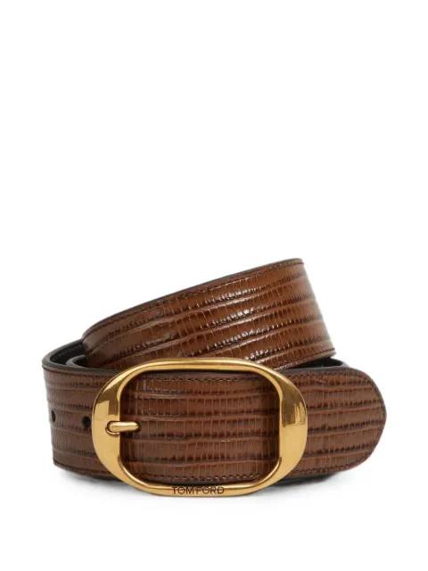 TOM FORD leather belt Brown TB279LCL483X