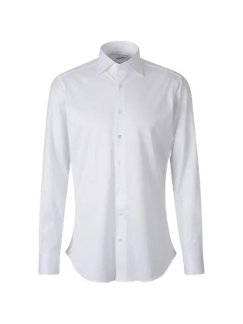 Fray spread-collar button-down shirt White GABRIEL1628