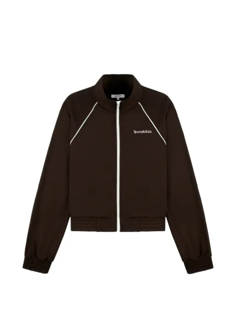 Sporty & Rich serif-logo sweatshirt Brown JA066711300BR35