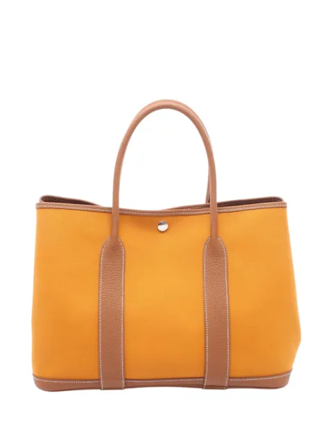 Hermès Pre-Owned 2018 Toile and Negonda Garden Party 36 tote bag Orange KLWW060F72ESN8HY