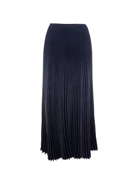 Fabiana Filippi pleated pinstripe maxi skirt Blue GND216F351M301