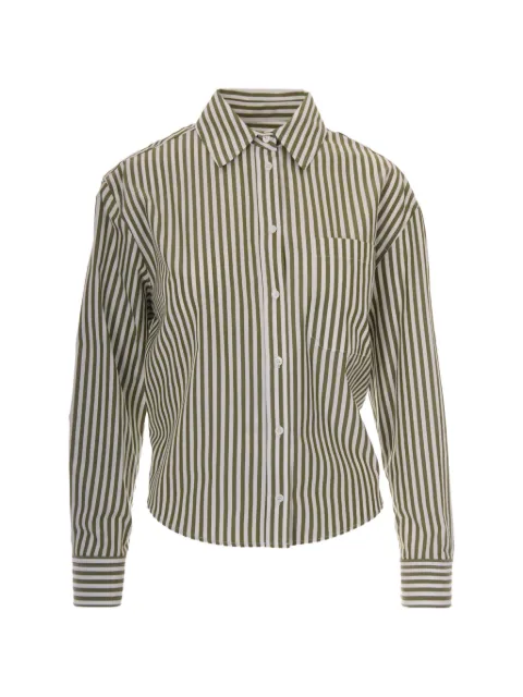 Max Mara striped cotton shirt Green 2625116101600