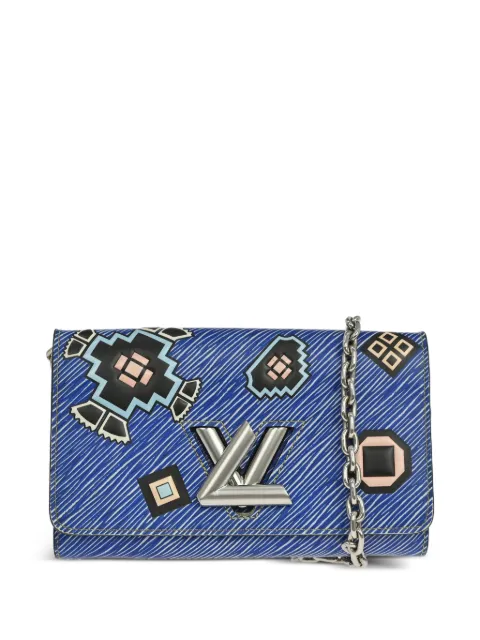 Louis Vuitton Pre-Owned 2015 Twist Epi shoulder bag Blue NQ10256