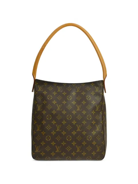 Louis Vuitton Pre-Owned 2001 GM Looping Monogram shoulder bag Brown NQ10170