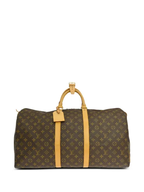 Louis Vuitton Pre-Owned 1997 Monogram Keepall 55 handbag Brown RQ04252