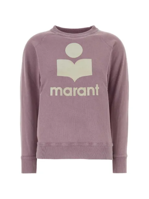 MARANT ÉTOILE Millyny logo-print raglan-sleeve sweatshirt Pink SW0160FAD1M04E