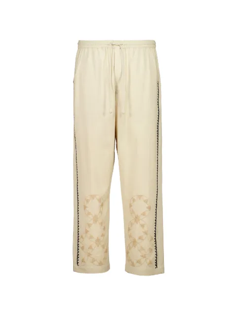 Baziszt Sferic straight-leg trousers Neutrals BZPF26PA08012