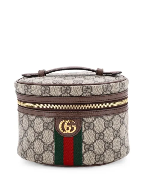 Gucci Pre-Owned Ophidia Top Handle Cosmetic Case GG Coated Canvas Mini pouch Brown E8LCQOJC1324BA79