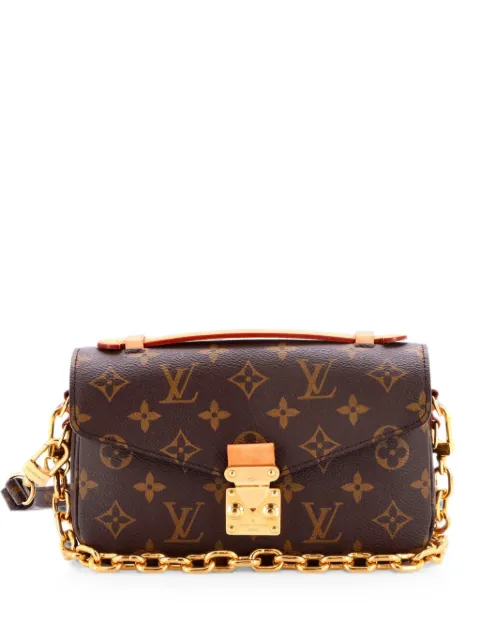 Louis Vuitton Pre-Owned Pochette Metis Monogram Canvas East West crossbody bag Brown CDLTJZS04BWC1L3A