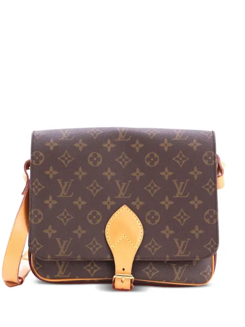 Louis Vuitton Pre-Owned Cartouchiere Handbag Monogram Canvas GM crossbody bag Brown BBGCDO28P2E7DEPJ