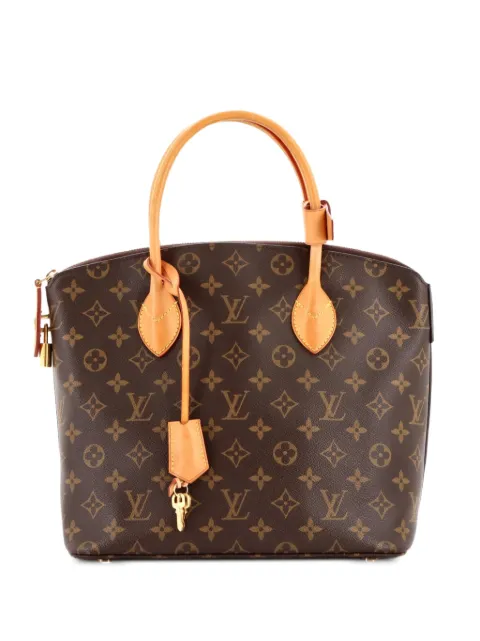 Louis Vuitton Pre-Owned Lockit NM Handbag Monogram Canvas PM satchel Brown B09RTTOWNEC7NI98