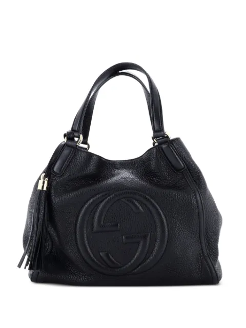 Gucci Pre-Owned Soho Leather Medium shoulder bag Black 8AIAR4G3LV6FL9DE