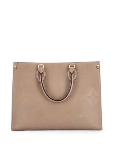 Louis Vuitton Pre-Owned OnTheGo Monogram Empreinte Giant MM tote bag Neutrals SQZXSQJZ5217CUAS