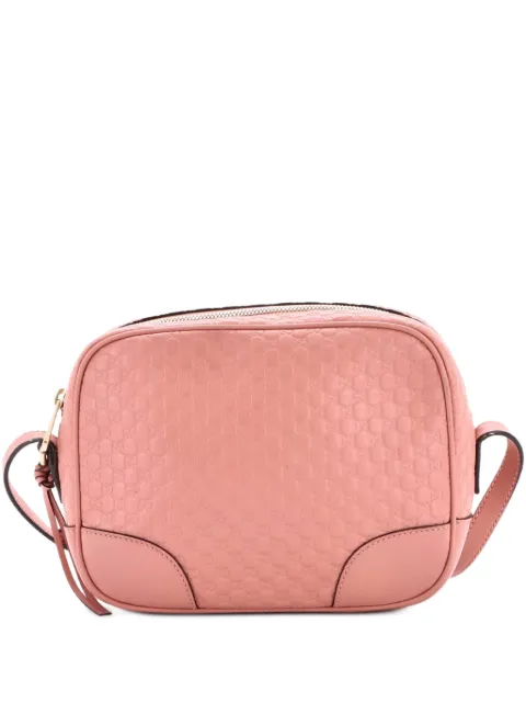 Gucci Pre-Owned Bree Disco Microguccissima Leather Mini crossbody bag Pink RYG7Q46YZ77YHOLN