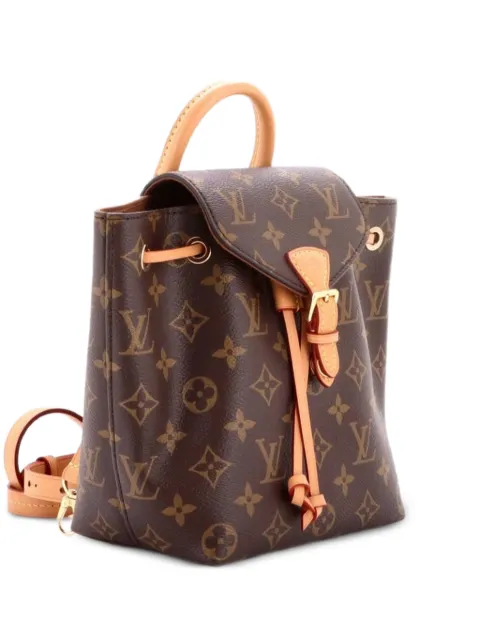 Louis Vuitton Pre-Owned Montsouris NM Monogram Canvas BB backpack Brown UTIDHR73N1S2ZN12