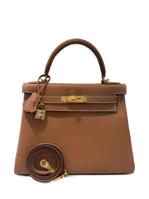 Hermès Pre-Owned 2026 Kelly Retourne handbag Brown KELLYRETOURNE28