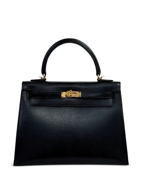 Hermès Pre-Owned 2025 Kelly Sellier 25 handbag Black KELLY25
