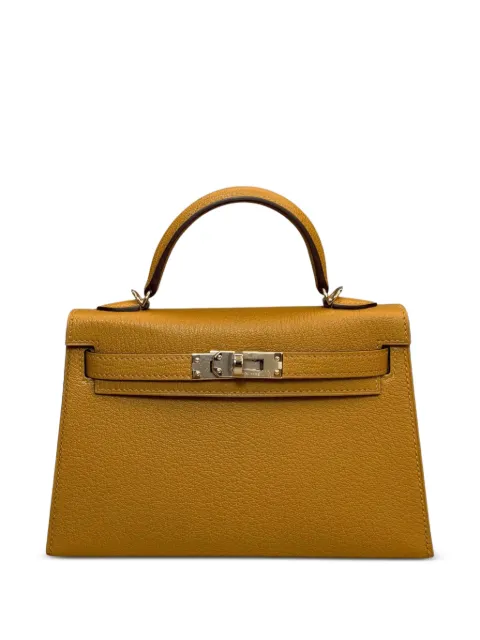 Hermès Pre-Owned 2026 Mini Kelly Sellier 20 handbag Yellow MINIKELLYSELLIER20